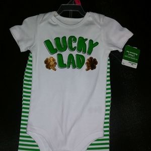 Onesie and pants Saint Patrick's